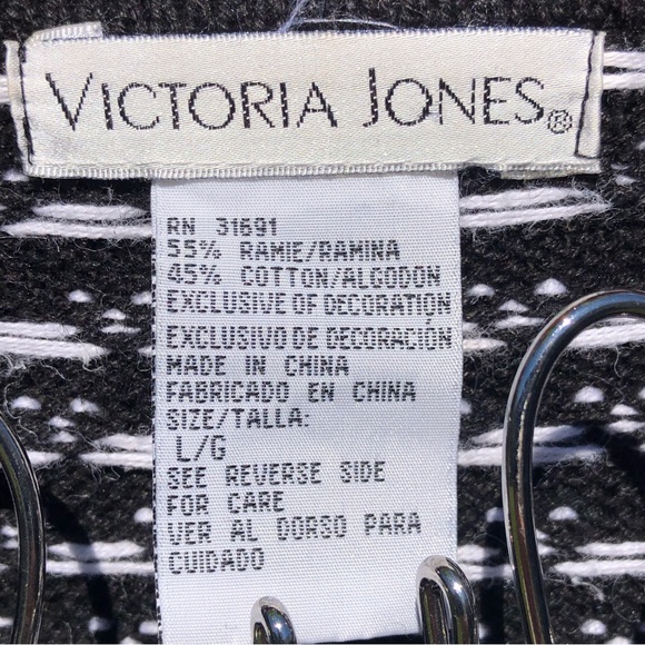 Vintage Victoria Jones Snowman Sweater L - Picture 4 of 6